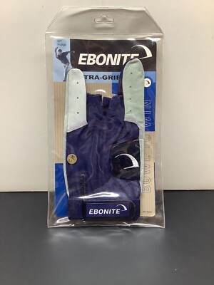 Ebonite Extra Grip Bowling Glove Left X-Large Leather Palm & Fingers NOS