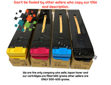 4 Pk Japan Replacement Toner for Xerox 700 700i J75 C75 770 CMYK SOLD 680 grams