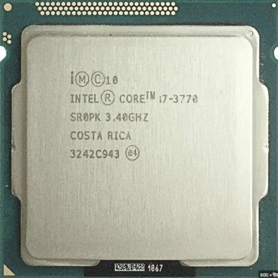 Intel CPU Core i7-3770 3.4GHZ LGA1155