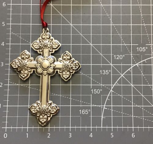 Towle Sterling Silver Cross Ornament 6th Edition 1999 - Picture 2 of 5