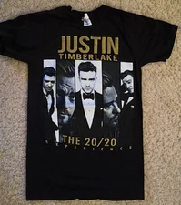 JUSTIN TIMBERLAKE 20/20 EXPERIENCE CONCERT TOUR 2013 POP SOUL R&B T-SHIRT ADULT