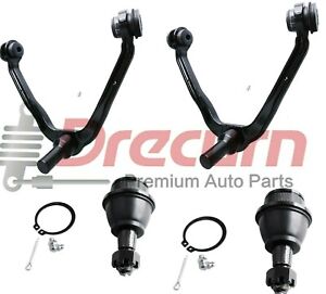 Lower Ball Joints Silverado Tahoe Suburban Sierra 4PC Front Upper Control Arms 