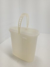 Vintage Tupperware Pitcher 587-1 White 8  Tall. No Lid