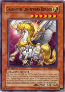 Gragonith, Lightsworn Dragon - LODT-EN025 - Common - 1st Edition x3 - Lightly Pl