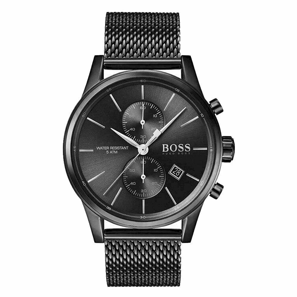 HUGO BOSS MENS JET CHRONO WATCH HB1513769 BLACK WARRANTY RRP
