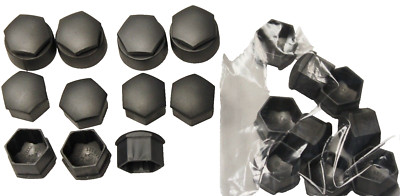 NEU ORIGINAL AUDI A2 A3 A4 A5 A6 Q5 17mm RADMUTTER BOLZENABDECKUNGEN SICHERUNGSKAPPEN x20!