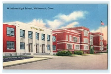 Windham High School Willimantic CT - Early Linen View