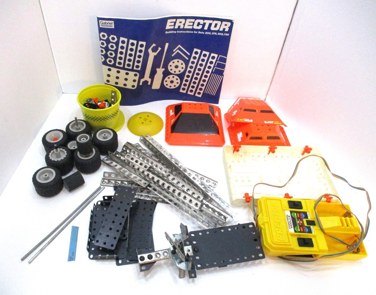 Vintage 80's Gabriel Erector Set #32375 Parts & Instructions for