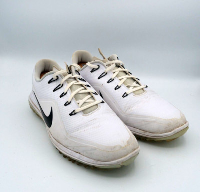 Men's Nike Lunar Control Vapor 2 Golf Shoes Size 12 White Black 899633-100
