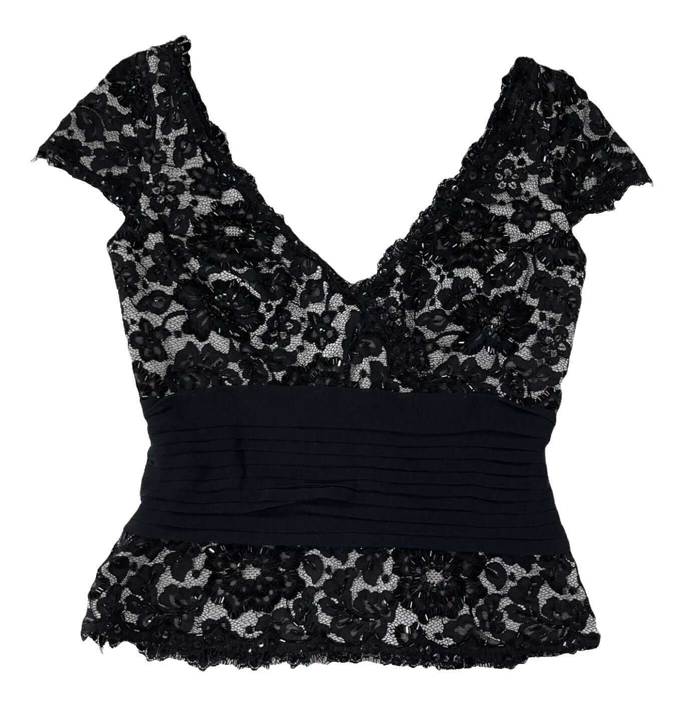 Top de seda para mujer Tadashi Shoji