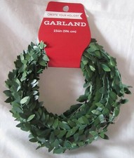Boxwood Garland Leaves 234" / 19.5' / 594 cm Lot of 4 Pkgs Indoor Use Only New