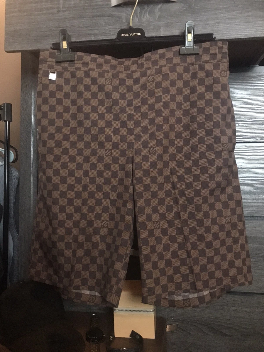 Louis Vuitton Brown Damier Men Swimming Trunk Shorts Medium