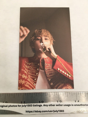 (1) NEW BTS V Kim Taehyung Rêvé Reve Postcard #48 - 48th Picture Postcard in Set