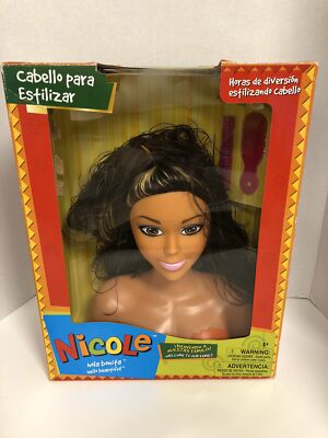 Nicole Hola Bonita Hello Beautiful Welcome To Our Family Large Doll Face Cabello