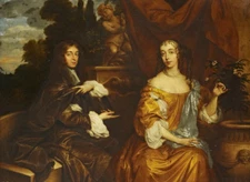 perfect 36x24 oil painting handpainted on canvas"a man and a woman"@6428