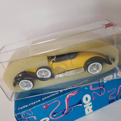 Rolls Royce Phantom II 1931 Rio Diecast Car Italy New Old Stock Sealed 1980s 6" - Picture 7 of 10
