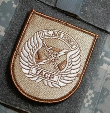 AFSOC TACP JTAC DEATH from ABOVE FORWARD COMBAT CONTROL CCT velkrö DD INSIGNIA