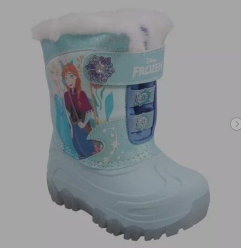 ¡NUEVO CON ETIQUETAS! Disney Botas de Invierno Con Iluminación LED Niñas Pequeñas Frozen Azul ¡ENVÍO GRATUITO! - Imagen 8 de 9