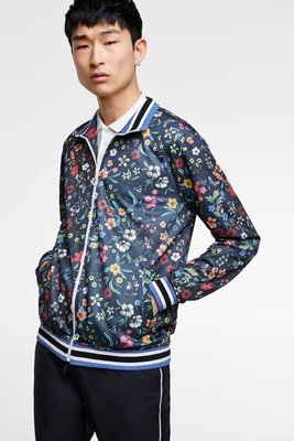 zara floral jacket mens