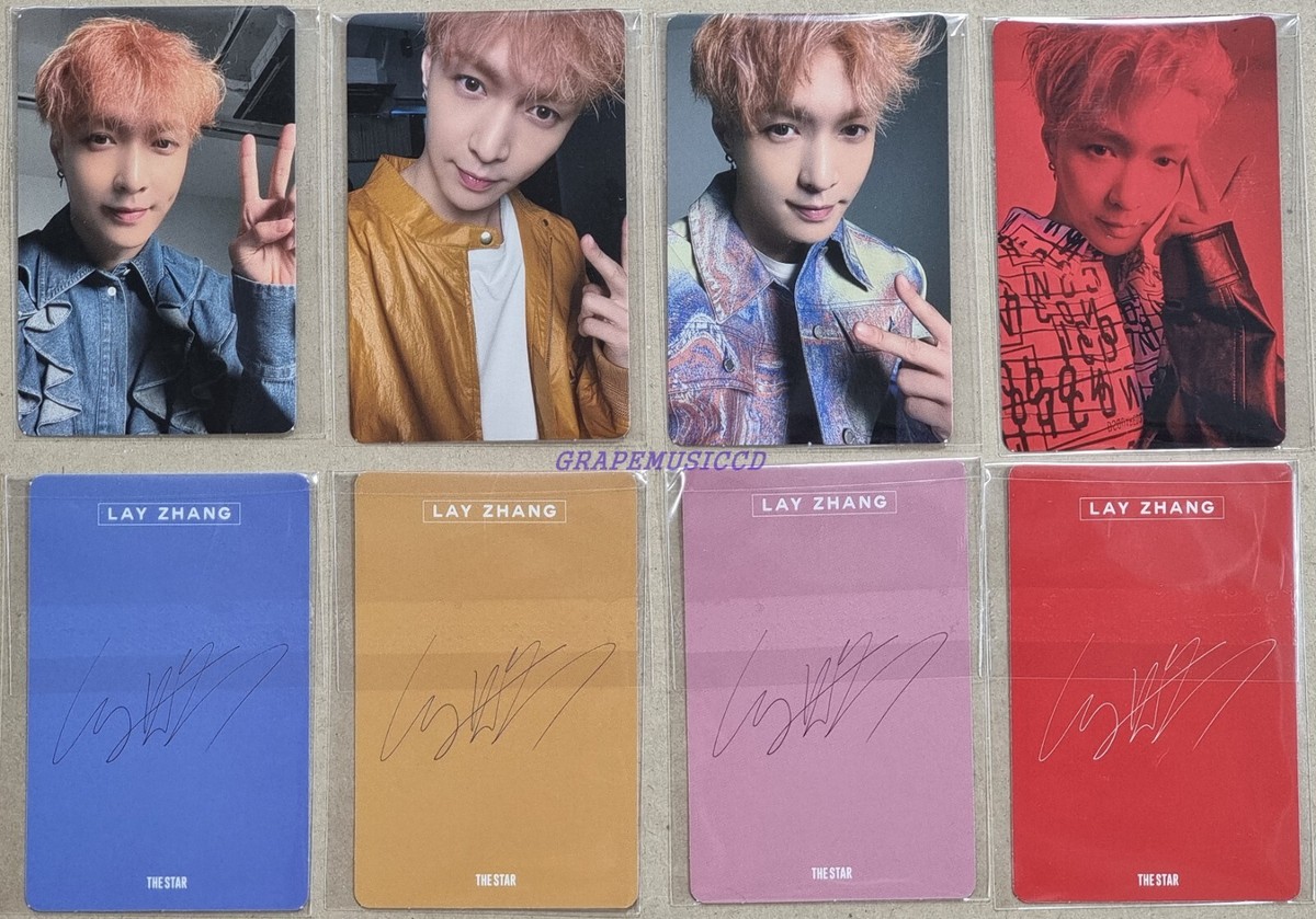 LAY ZHANG EXO THE STAR MAGAZINE OFFICIAL MD PHOTO CARD PHOTOCARD