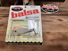 Vintage Bagley All Brass Balsa Pinfish Shiner 2” Color 294 Bass Fishing Lure