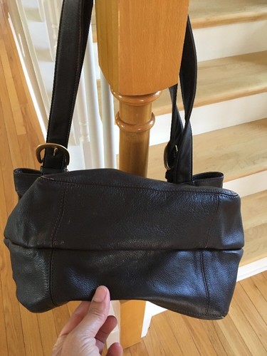 ILI BROWN LEATHER SHOULDER TOTE BAG FULL ZIP ULTRA URBAN MRSP $124+ - Picture 6 of 10