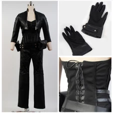 Green Arrow Black Canary Sara Laurel Lance Costume Cosplay Leather Outfit Suit @