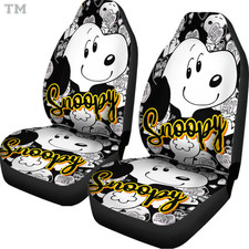 Snoopys Cartoon Dog Peanuts Automotive Car Seat Cover For Cars Universal Fit Ful