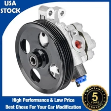 Power Steering Pump w/ Pulley For 2007-2012 Ford Fusion Edge Lincoln MKZ 20-1401