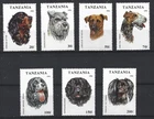 Tanzania 1993 #1144-51 Dogs - MNH Set of 7