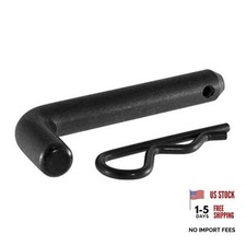 21578 Black Trailer Hitch Pin  Clip, 5/8-Inch Diameter, 5/8 inch x 5 inches