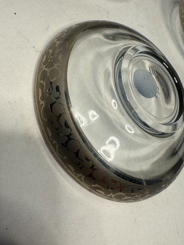 Vintage Handmade Abka Glass Serving Bowl 5 Pieces - Picture 3 of 5