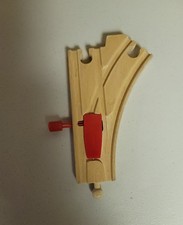 Brio Wooden Railway Mechanical Switch Track Very Good Condition