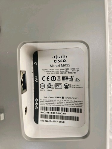 6X Cisco Meraki MR32-HW Cloud Managed Wireless AP with Mounting Kit - UNCLAIMED - Picture 5 of 5