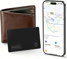 Wallet Tracker Card Compatible with Apple Find My, 0.07In Slim Wallet Finder, IP