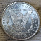 1880-s Morgan Silver Dollar Brilliant Uncirculated Slight Cameo