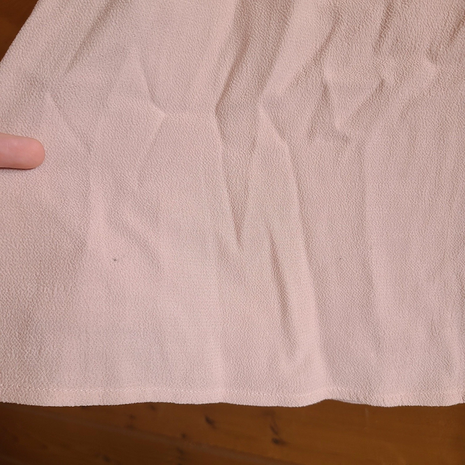 Mini abito Aritzia Sunday Best Delilah manica lunga nuovo con etichetta XL rosa blush San Valentino