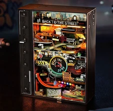 ROKR 3D Puzzle Technology Assembly Block Automatic Toy Hip-Hop Street Man Gift