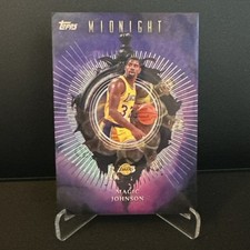Topps Midnight 2025 Magic Johnson Insomnia Insert IN-11 Los Angeles Lakers