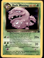 Dark Weezing 31/82 Rare Team Rocket Pokemon Unlimited Lightly Played on eBay
