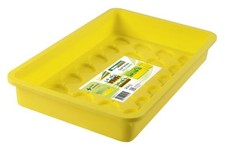Windhager Saatschale 38 x 24 x 6 cm gelb  Anzuchttöpfe