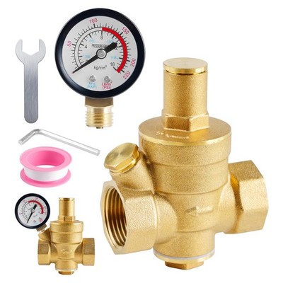 DN20 Druckregler 3/4 Zoll Wasserdruckminderer mit Manometer