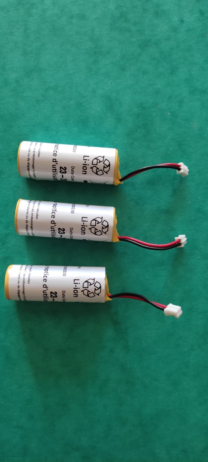 Batterie DAITEM RXU03X 3.6V pour Remplacement Maintenance Alarme Transmetteur Lot x3
