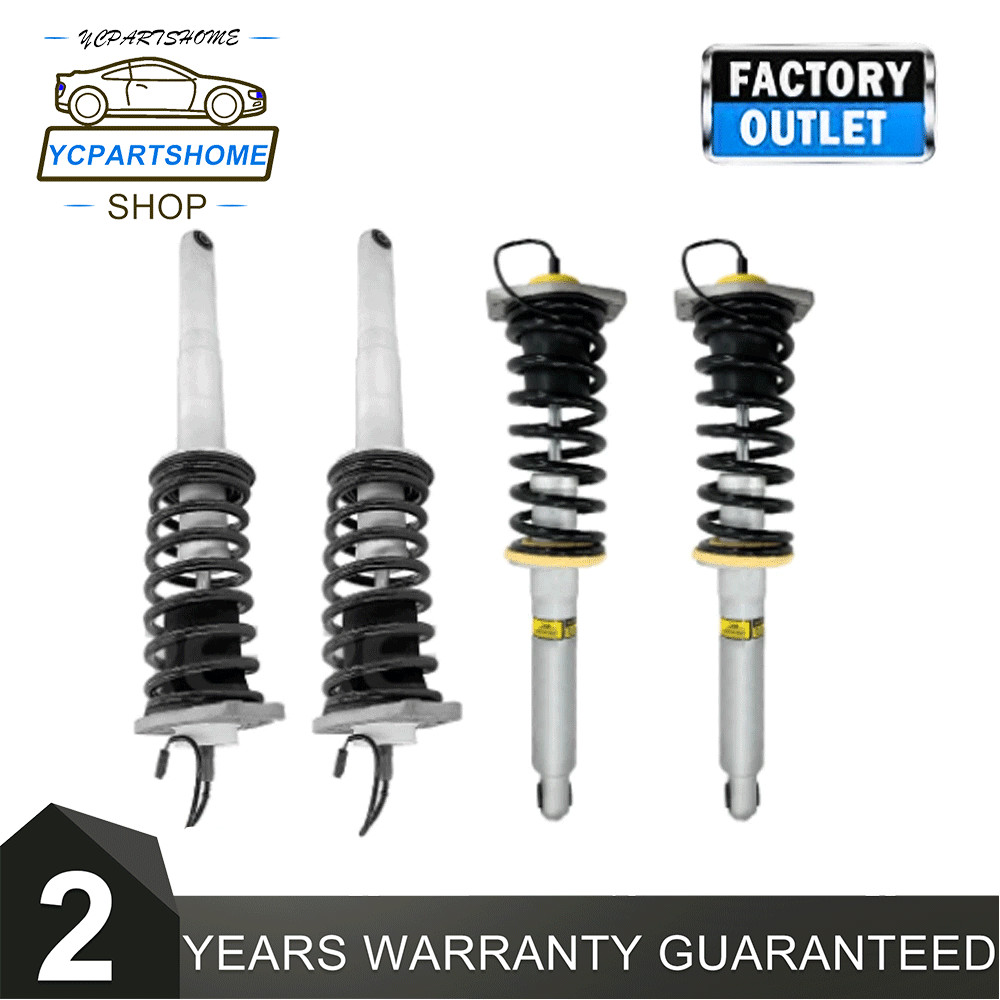 Front & Rear Shock Strut Assys w/Skyhook For Maserati Quattroporte M139 Sport GT