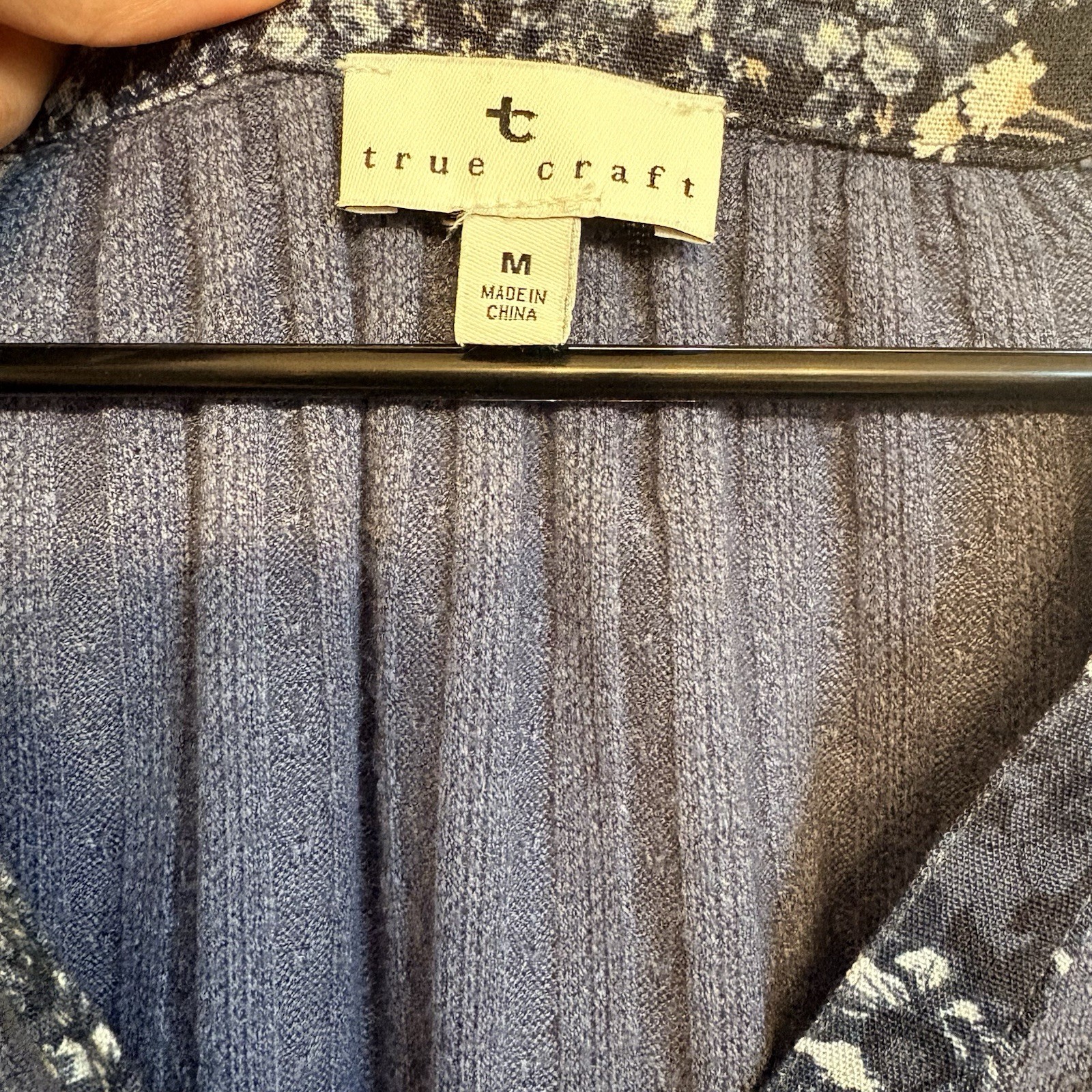 Women’s Size Medium Patchwork Rayon Blend Boho Bl… - image 5