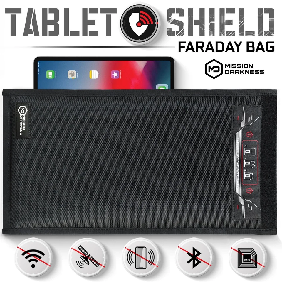 Non-Window Faraday Bag for Tablets - EMP Protection, Anti-Hacking & Trackin - Image 2 of 4