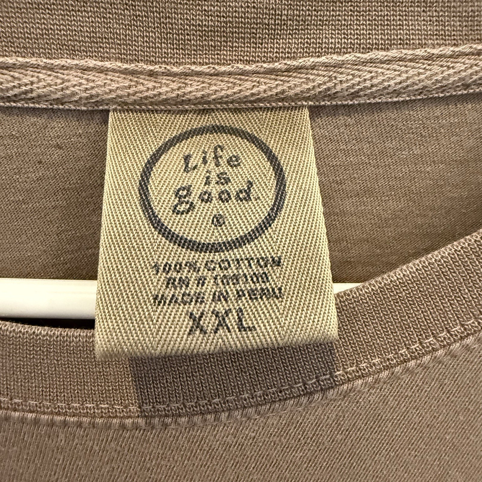 Life Is Good T-Shirt  Size XXL Long Sleeve Sunny Side Up Cotton