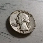1957-P *Type B Rev.* 90% Silver Washington Quarter #2