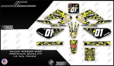Razor MX500 MX650 graphics kit decals THICK AND HIGH GLOSS