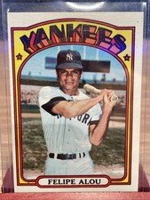 1972 Topps - Felipe Alou #263 New Yankees Montreal Expos  NRMT+